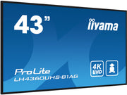 iiyama ProLite LH4360UHS-B1AG 43" 4K UHD Professional Digital Signage Display Digital Signage Display iiyama