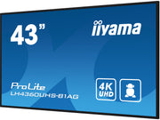 iiyama ProLite LH4360UHS-B1AG 43" 4K UHD Professional Digital Signage Display Digital Signage Display iiyama