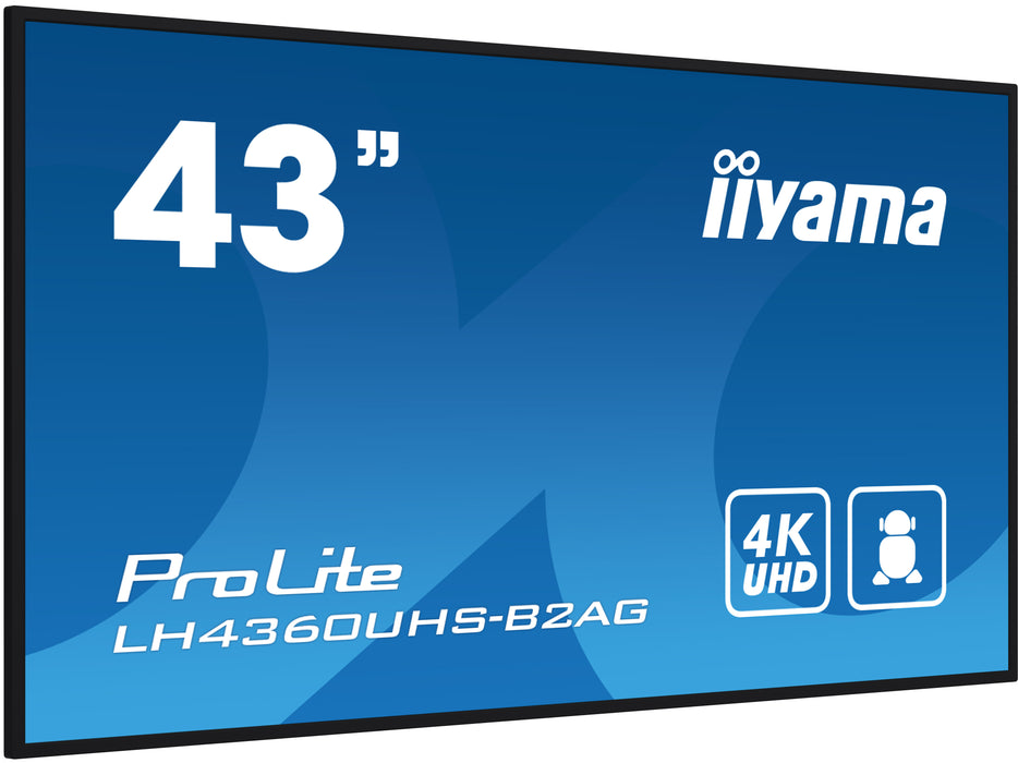 iiyama ProLite LH4360UHS-B2AG 43" 4K Ultra HD Professional Digital Signage Display