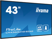 iiyama ProLite LH4360UHS-B2AG 43" 4K Ultra HD Professional Digital Signage Display - (OPEN BOX) Digital Signage Display iiyama