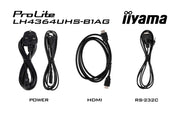 iiyama ProLite LH4364UHS-B1AG 43" 4K UHD Android 14 Professional Signage Display Digital Signage Display iiyama