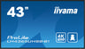 iiyama ProLite LH4365UHSB-B1 43" 4K Ultra HD Vivid-Bright 800 cd/m2 Digital Signage Display