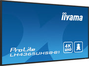 iiyama ProLite LH4365UHSB-B1 43" 4K Ultra HD Vivid-Bright 800 cd/m2 Digital Signage Display Digital Signage Display iiyama