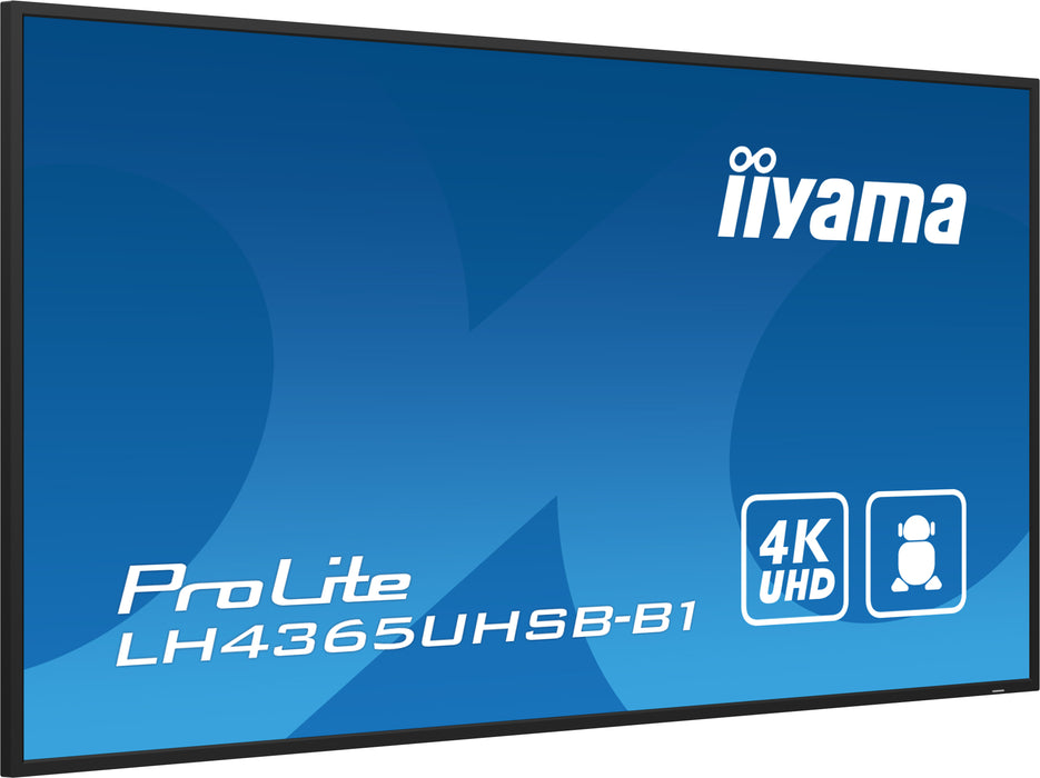 iiyama ProLite LH4365UHSB-B1 43" 4K Ultra HD 800 cd/m2 Digital Signage Display