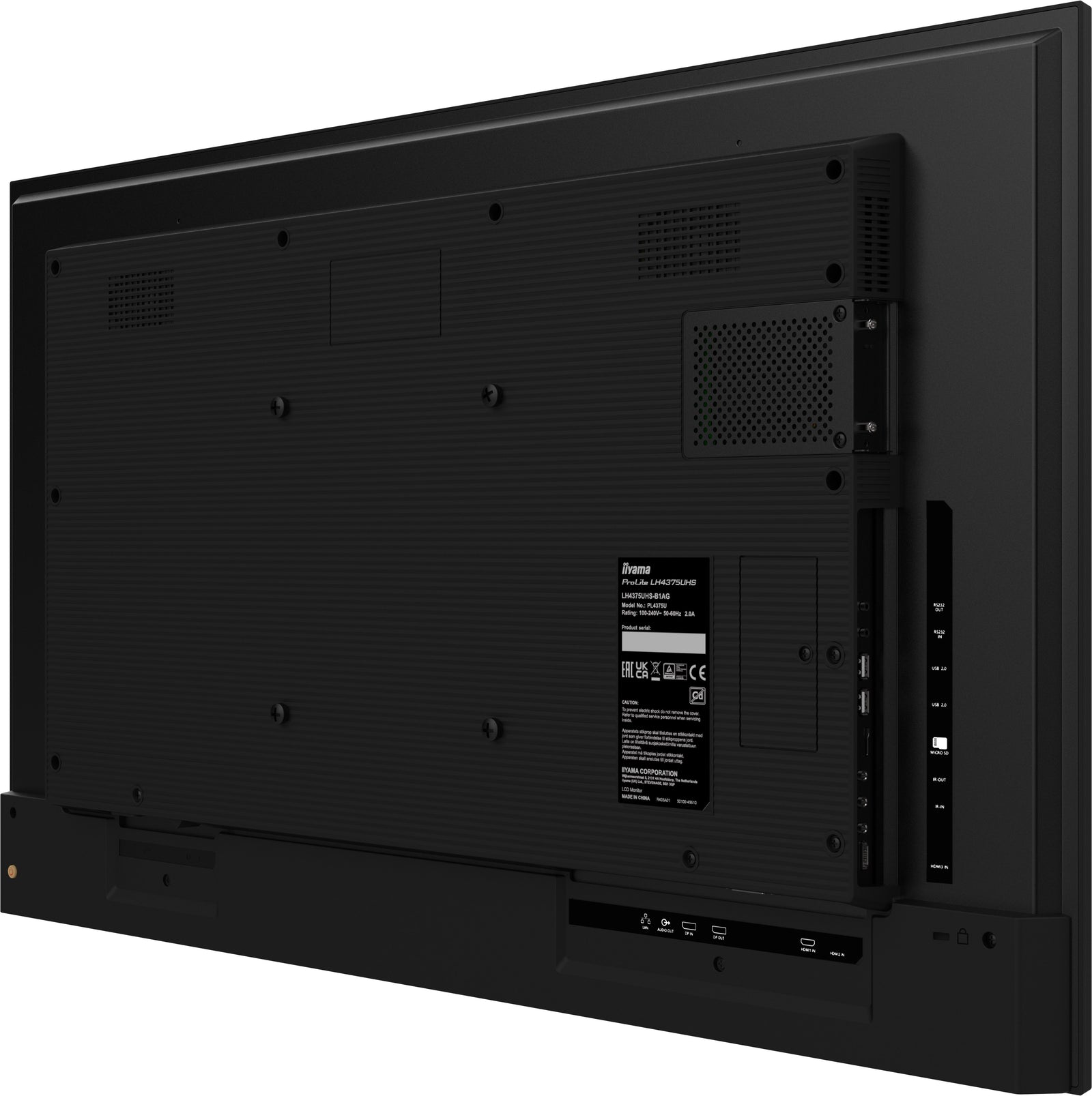 iiyama ProLite LH4375UHS-B1AG 43" 4K Ultra HD Digital Signage Display - Open Box Digital Signage Display iiyama