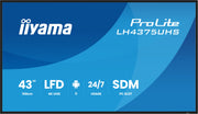 iiyama ProLite LH4375UHS-B2AG 43" 4K Ultra HD Professional Digital Signage Display Digital Signage Display iiyama
