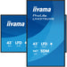 iiyama ProLite LH4375UHS-B2AG 43" 4K Ultra HD Professional Digital Signage Display iiyama Large Format Displays iiyama