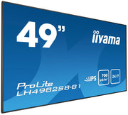 iiyama ProLite LH4982SB-B1 49" Professional Large Format Display Digital Signage Display iiyama