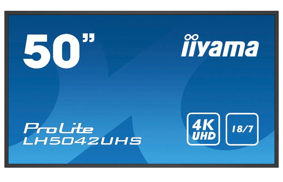 iiyama ProLite LH5042UHS-B3 50" 4K UHD Professional Digital Signage Display Digital Signage Display iiyama