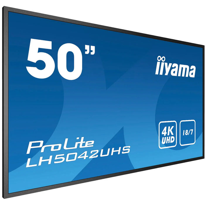 iiyama ProLite LH5042UHS-B3 50" 4K UHD Professional Digital Signage Display Digital Signage Display iiyama
