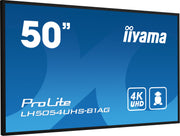 iiyama ProLite LH5054UHS-B1AG 50" 4K UHD Professional Digital Signage Digital Signage Display iiyama