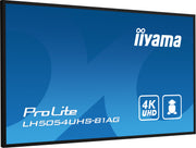 iiyama ProLite LH5054UHS-B1AG 50" 4K UHD Professional Digital Signage Digital Signage Display iiyama