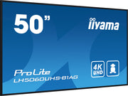 iiyama ProLite LH5060UHS-B1AG 50" 4K Ultra HD Professional Digital Signage Display - (OPEN BOX) Digital Signage Display iiyama