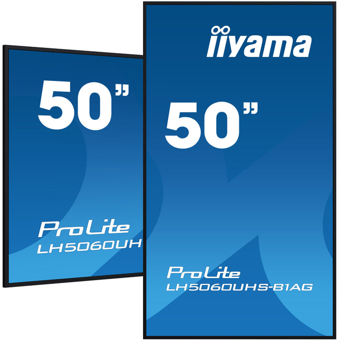 iiyama ProLite LH5060UHS-B1AG 50" 4K Ultra HD Professional Digital Signage Display