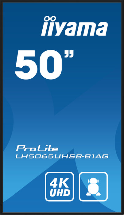 iiyama ProLite LH5065UHSB-B1AG 50" 4K Ultra HD 800 cd/m2 Digital Signage Display
