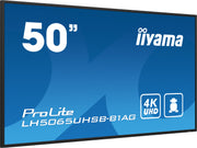 iiyama ProLite LH5065UHSB-B1AG 50" 4K Ultra HD Vivid-Bright 800 cd/m2 Digital Signage Display Digital Signage Display iiyama