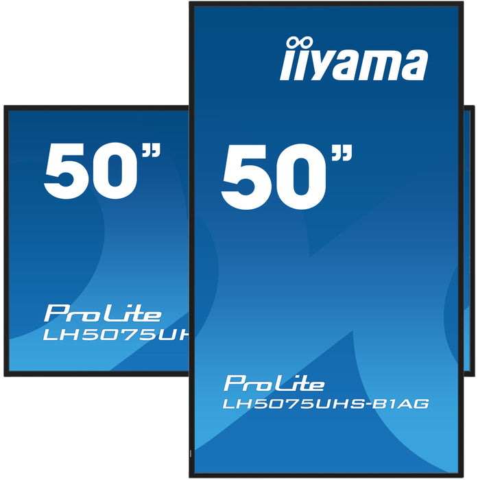 iiyama ProLite LH5075UHS-B1AG 50" 4K Ultra HD Professional Digital Signage Display