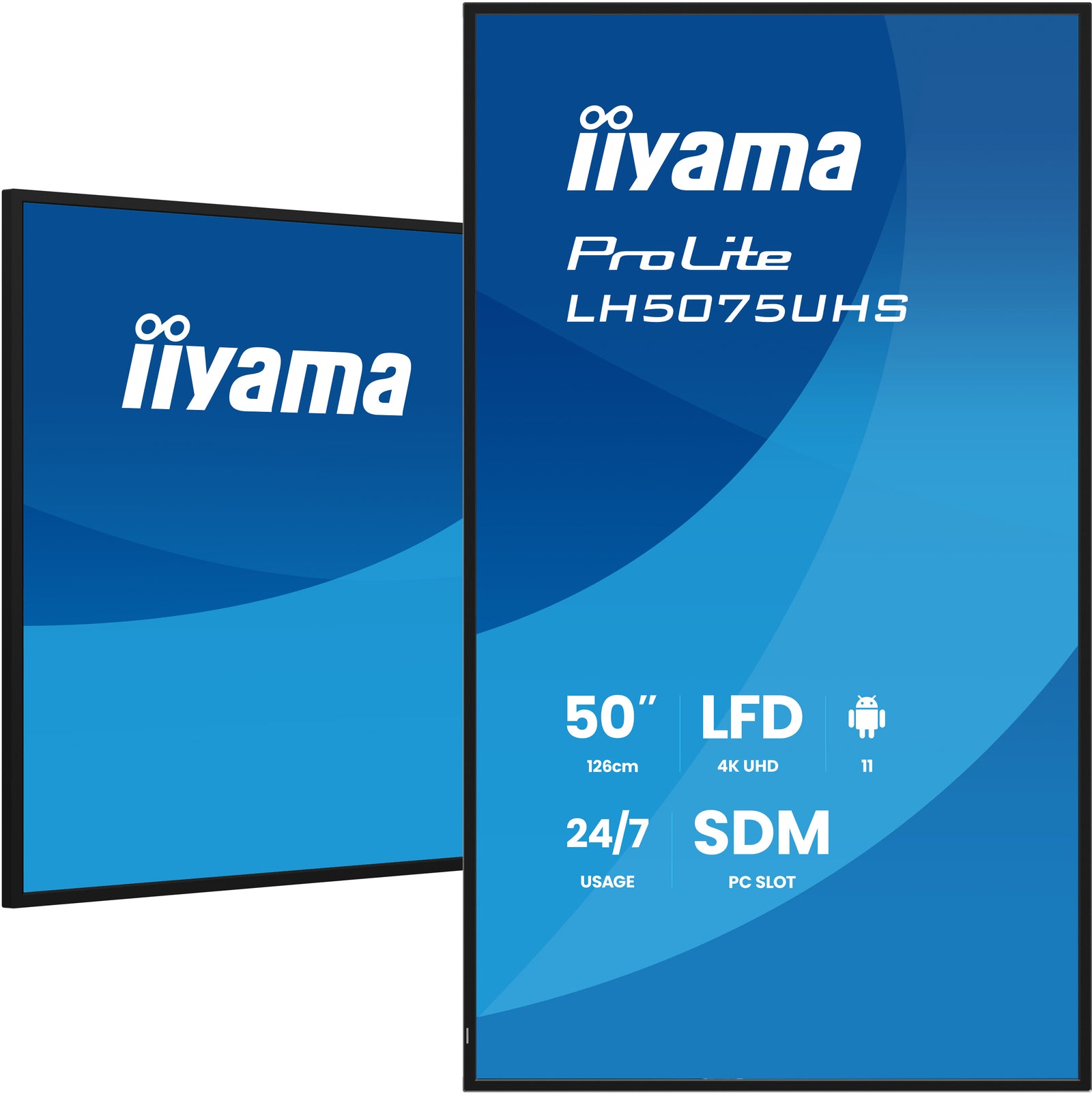 iiyama ProLite LH5075UHS-B2AG 50" 4K Ultra HD Professional Digital Signage Display Digital Signage Display iiyama
