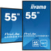 iiyama ProLite LH5551UHSB-B1 | 55" Professional 24/7 Digital Signage Display