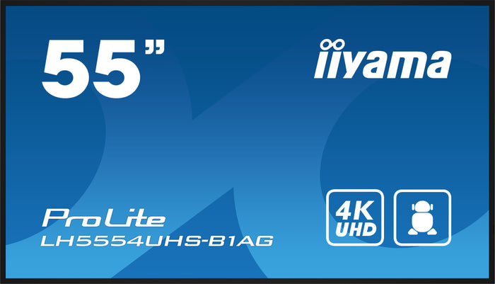 iiyama ProLite LH5554UHS-B1AG 55" 4K UHD Professional Digital Signage Digital Signage Display iiyama