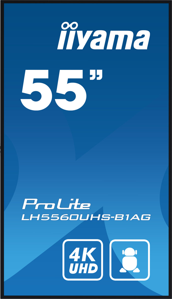 iiyama ProLite LH5560UHS-B1AG 55" 4K UHD Professional Digital Signage Display - Open Box Digital Signage Display iiyama