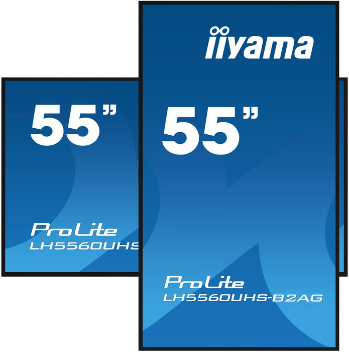 iiyama ProLite LH5560UHS-B2AG 55" 4K Ultra HD Professional Digital Signage Display iiyama Large Format Displays iiyama