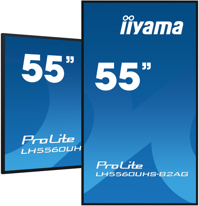 iiyama ProLite LH5560UHS-B2AG 55" 4K Ultra HD Professional Digital Signage Display iiyama Large Format Displays iiyama