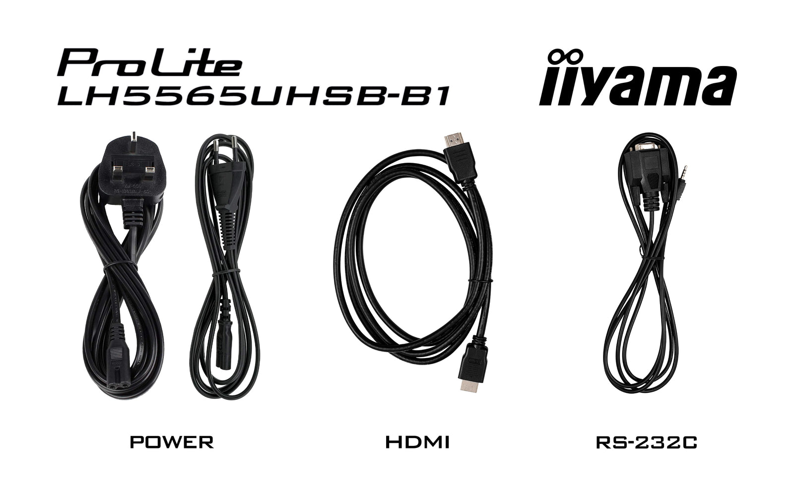 iiyama ProLite LH5565UHSB-B1 55" 4K Ultra HD Vivid-Bright 800 cd/m2 Digital Signage Display Digital Signage Display iiyama