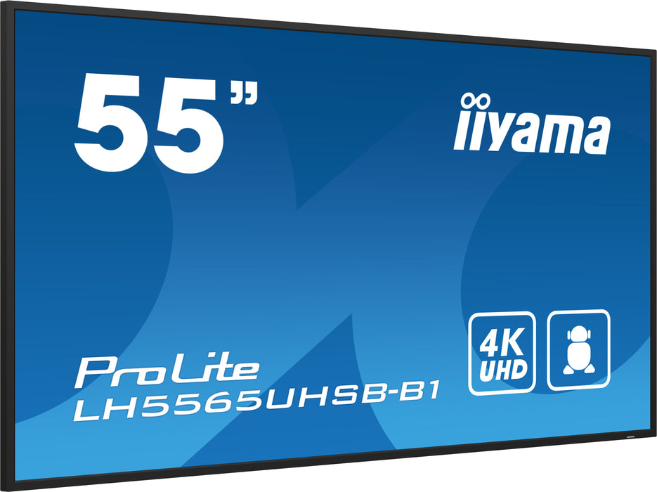 iiyama ProLite LH5565UHSB-B1 55" 4K Ultra HD 800 cd/m2 Digital Signage Display