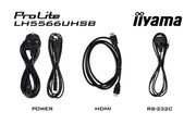 iiyama ProLite LH5566UHSB-B1AG 55" 4K UHD Professional Digital Signage Display Digital Signage Display iiyama