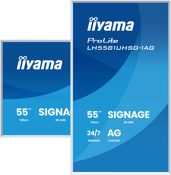iiyama ProLite LH5581UHSG-1AG 55" 4K Ultra HD Digital Signage Display iiyama Large Format Displays iiyama