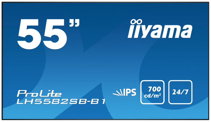 iiyama ProLite LH5582SB-B1 55" Professional Large Format Display Digital Signage Display iiyama