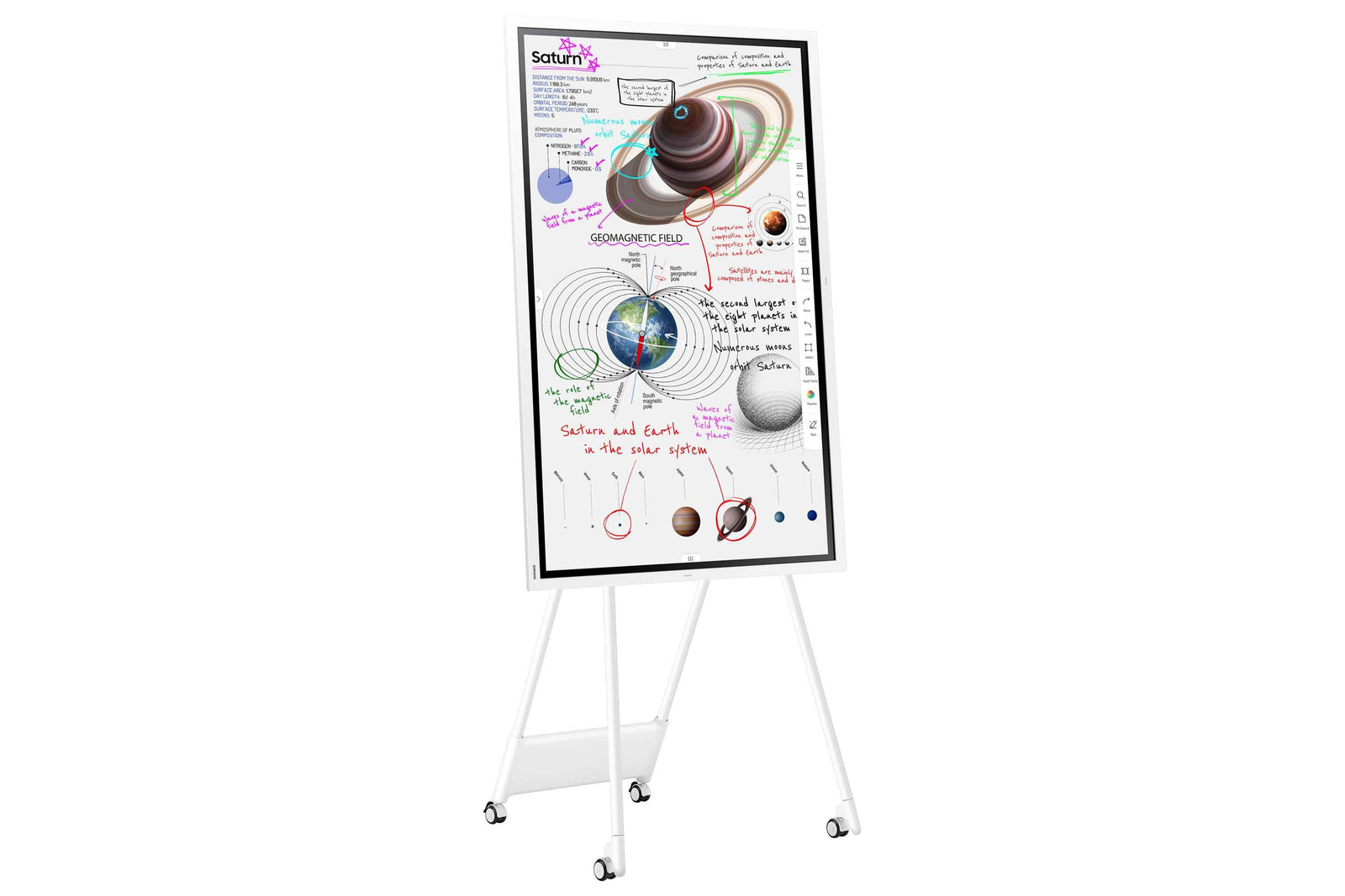 Samsung WM55B 55” Flip Pro 4K Pro Interactive Display Interactive Touchscreen Display Samsung