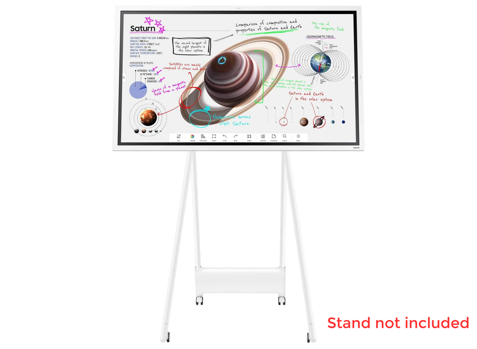 Samsung WM55B 55” Flip Pro 4K Pro Interactive Display Interactive Touchscreen Display Samsung