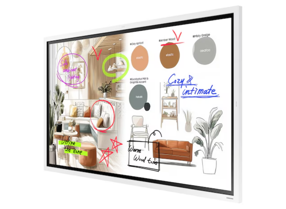 Samsung WMFX Flip 55" 4K Ultra HD Interactive Whiteboard Display Interactive Touchscreen Display Samsung