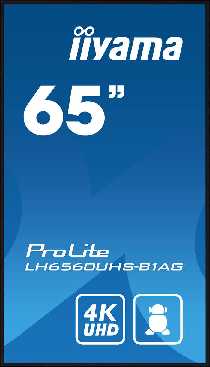 iiyama ProLite LH6560UHS-B1AG 65" 4K UHD Professional Digital Signage Display Digital Signage Display iiyama