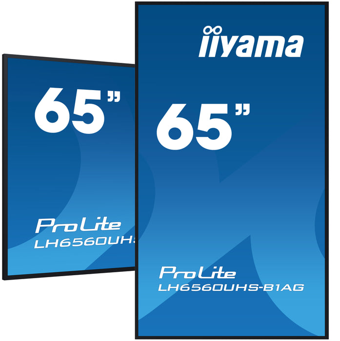 iiyama ProLite LH6560UHS-B1AG 65" 4K Ultra HD Professional Digital Signage Display