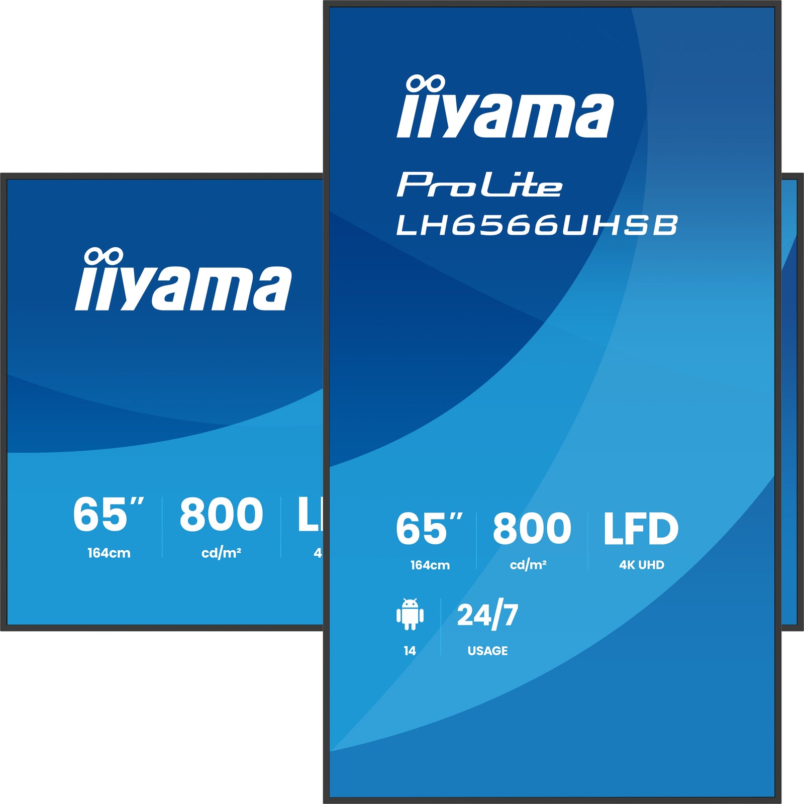 iiyama ProLite LH6566UHSB-B1AG 65" 4K UHD Professional Digital Signage Display
