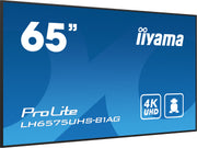 iiyama ProLite LH6575UHS-B1AG 65" 60Hz 4K Ultra HD Digital Signage Display Digital Signage Display iiyama