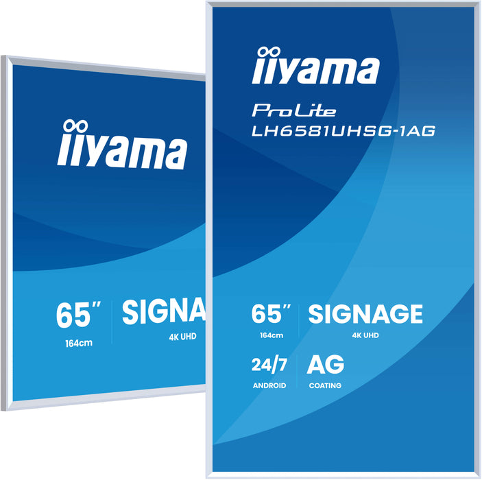 iiyama ProLite LH6581UHSG-1AG 65" 4K Ultra HD Digital Signage Display iiyama Large Format Displays iiyama