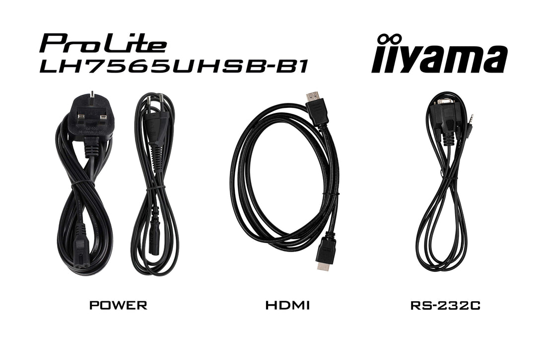 iiyama ProLite LH7565UHSB-B1 75" 4K Ultra HD 800 cd/m2 Digital Signage Display