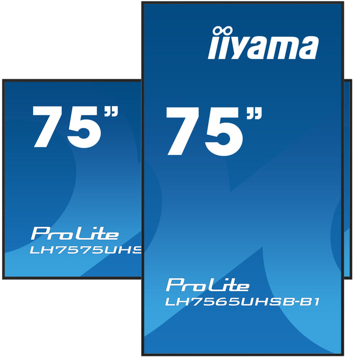 iiyama ProLite LH7565UHSB-B1 75" 4K Ultra HD 800 cd/m2 Digital Signage Display