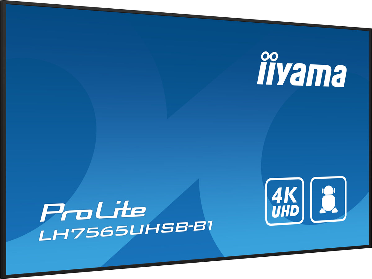iiyama ProLite LH7565UHSB-B1 digital signage product detail