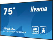 iiyama ProLite LH7575UHS-B1AG 75" 4K Ultra HD Professional Digital Signage Display Digital Signage Display iiyama