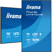 iiyama ProLite LH7575UHS-B2AG 75" 4K Ultra HD Professional Digital Signage Display Digital Signage Display iiyama
