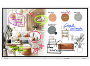 Samsung WM75FX Flip 75" 4K Ultra HD Interactive Whiteboard Display Interactive Touchscreen Display Samsung