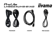 iiyama ProLite LH8664UHS-B1AG 86" 4K Ultra HD Professional Digital Signage Display Digital Signage Display iiyama