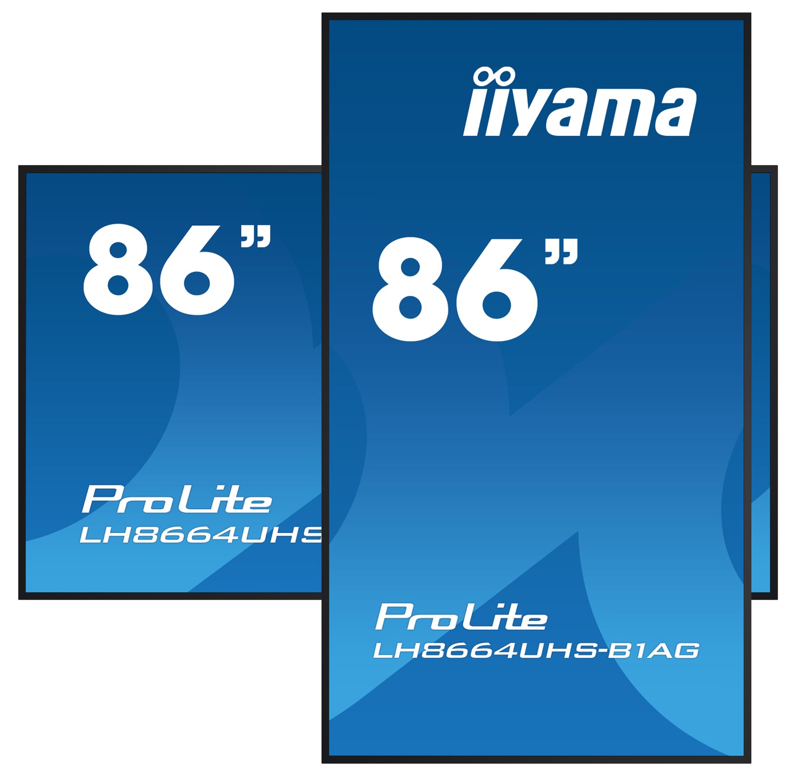 iiyama ProLite LH8664UHS-B1AG 86" 4K Ultra HD Professional Digital Signage Display Digital Signage Display iiyama