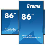 iiyama ProLite LH8664UHS-B1AG 86" 4K Ultra HD Professional Digital Signage Display Digital Signage Display iiyama