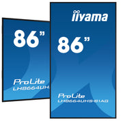 iiyama ProLite LH8664UHS-B1AG 86" 4K Ultra HD Professional Digital Signage Display Digital Signage Display iiyama